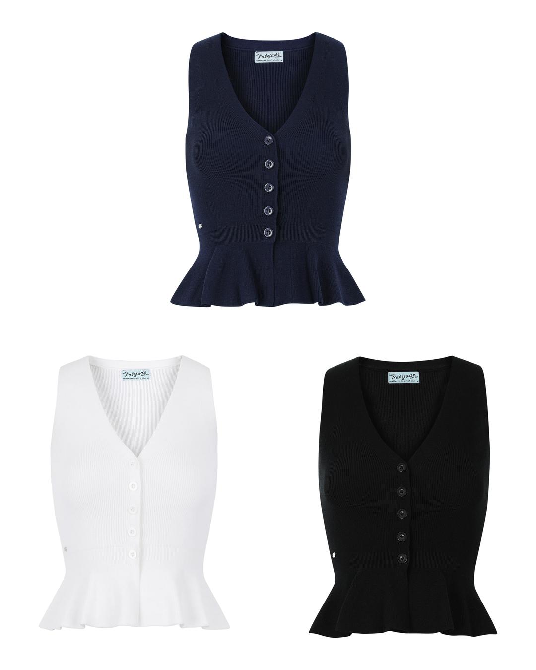 Flare Knit Vest