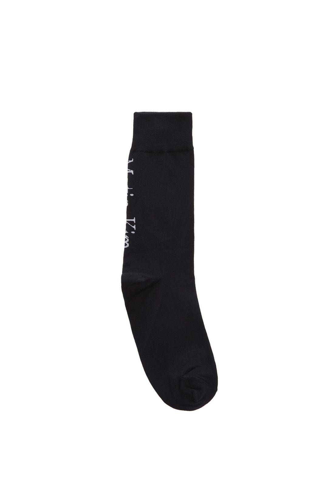 MATIN SILKET HALF SOCKS IN BLACK