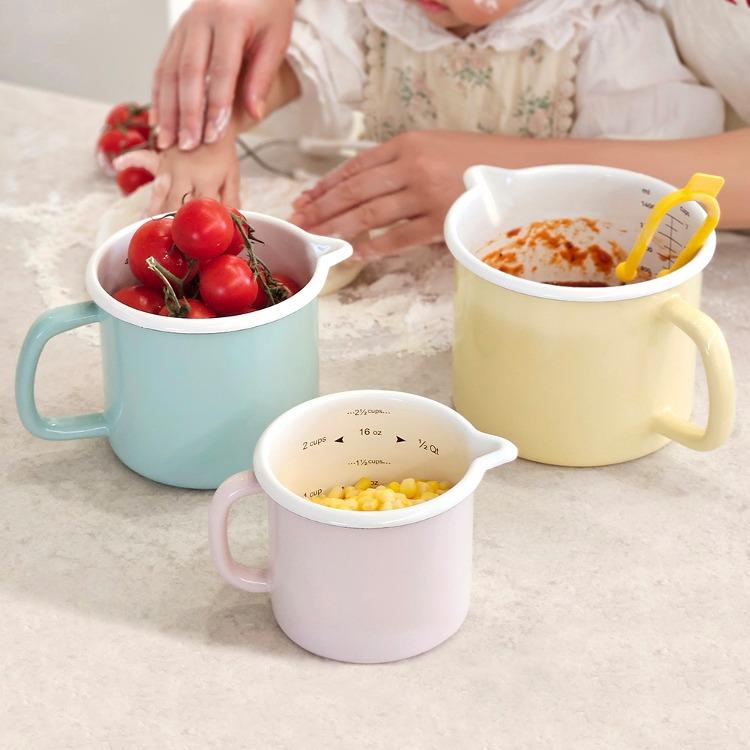 [비밀코드🚩10%할인]enamel measure LIMITED JUG - PASTEL