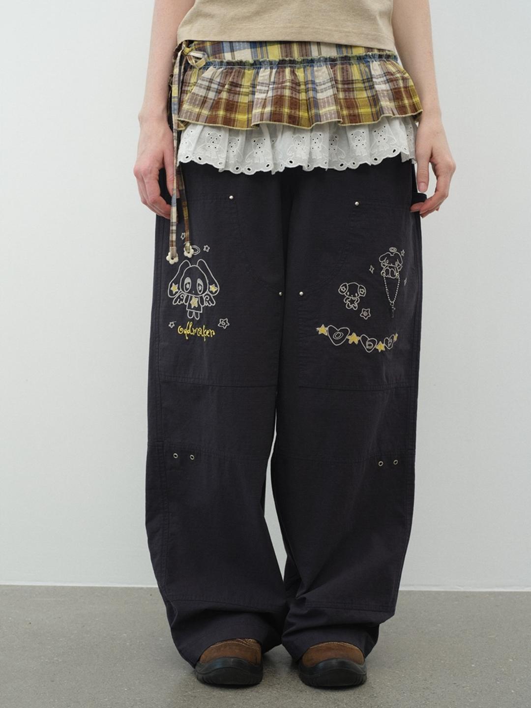 ODD MAKER Character Street Casual Pants (2color)