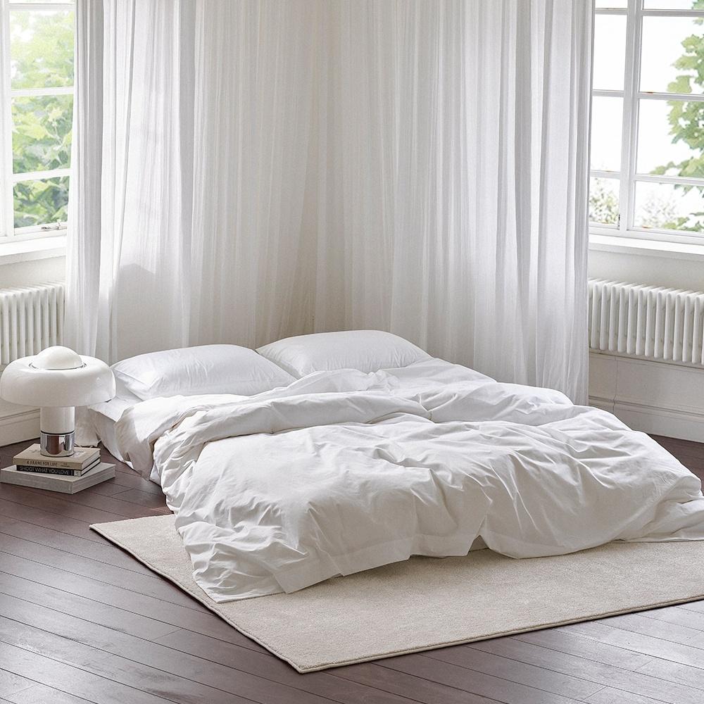 [보들보들] 사틴 80 베딩세트 화이트 (S/Q/K)