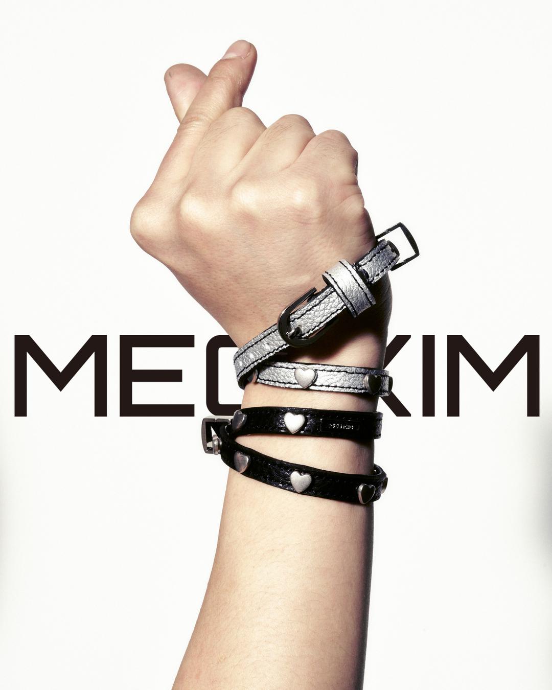 HEART STUDDED CHOKER (BLACK)