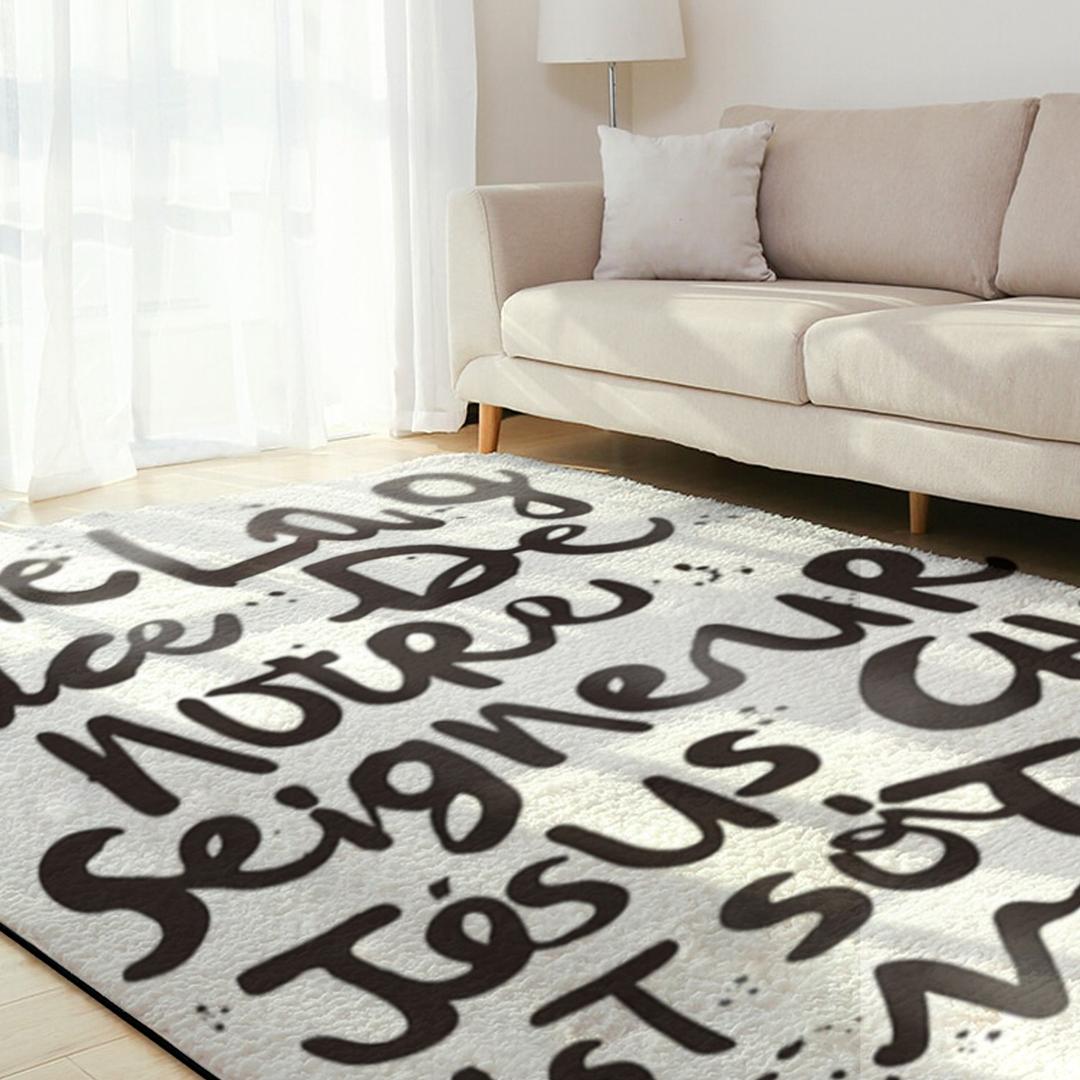 [a.o.b] Signature jacquard Rug SUPER