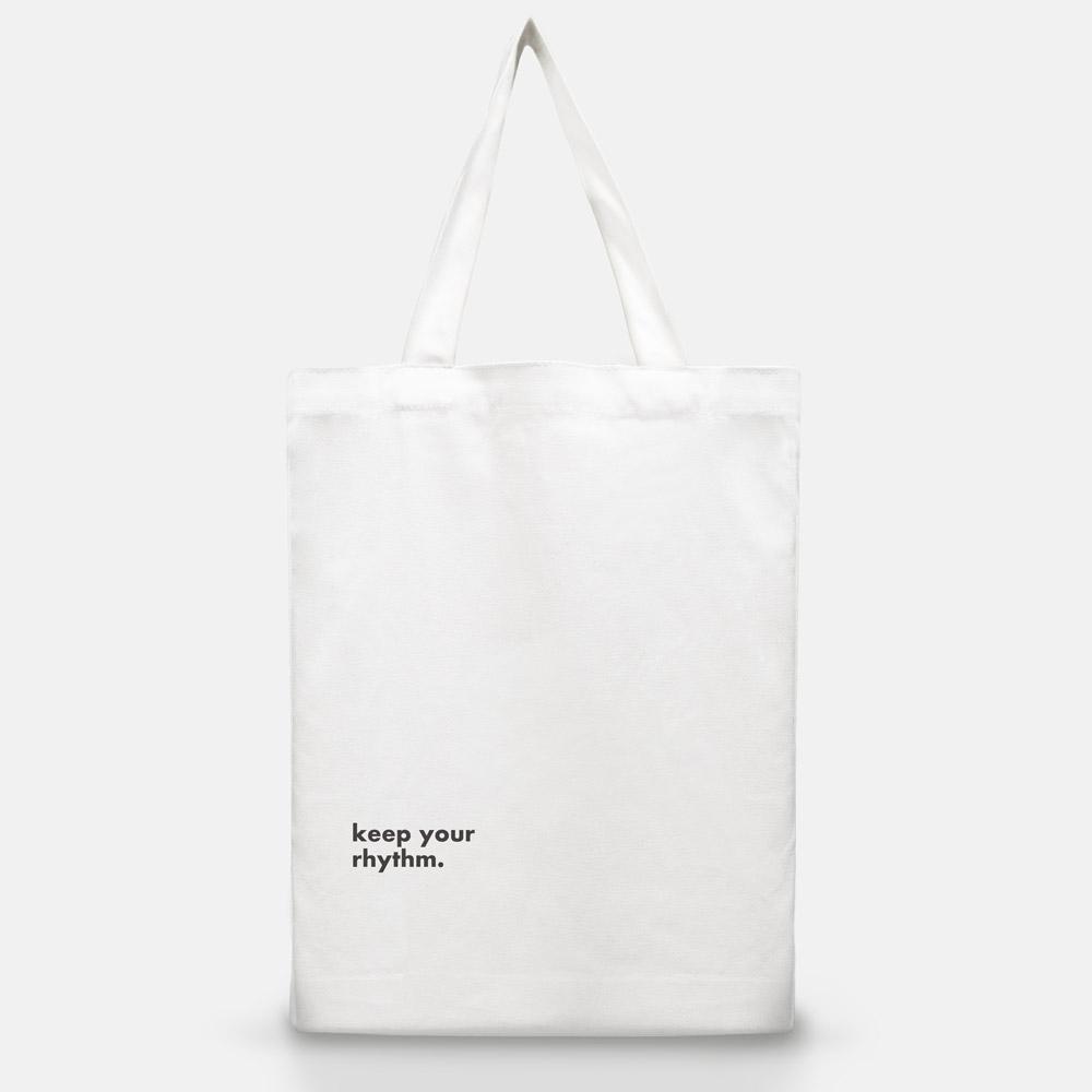 심플메세지 에코백