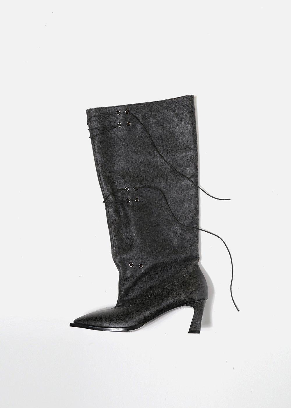 [ SPECIAL PRE-ORDER / ENDS TONIGHT ] VARIO MULTIWEAR BOOTS VINTAGE BLACK — EECHAEROI
