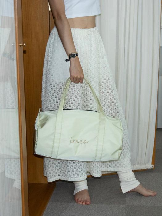 logo duffle bag_lemon