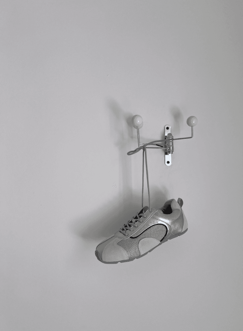 Murene leather sneakers-Silver