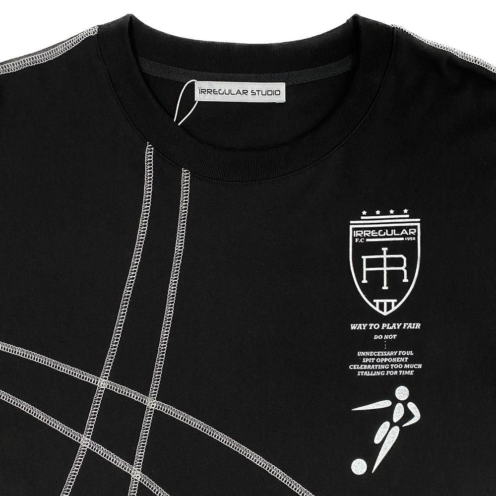 FAIR PLAY FOOTBALL T-SHIRTS (BLACK/GREY)