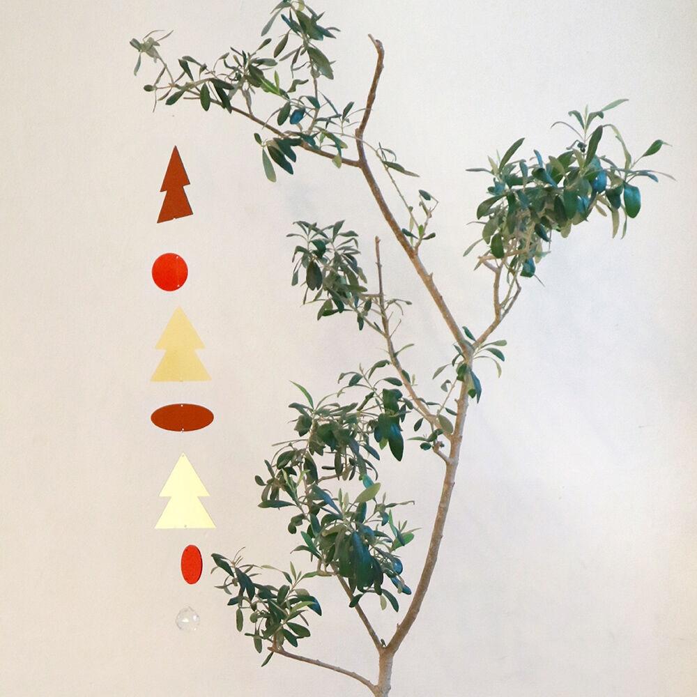 크리스마스 숲 투명 모빌 선캐쳐