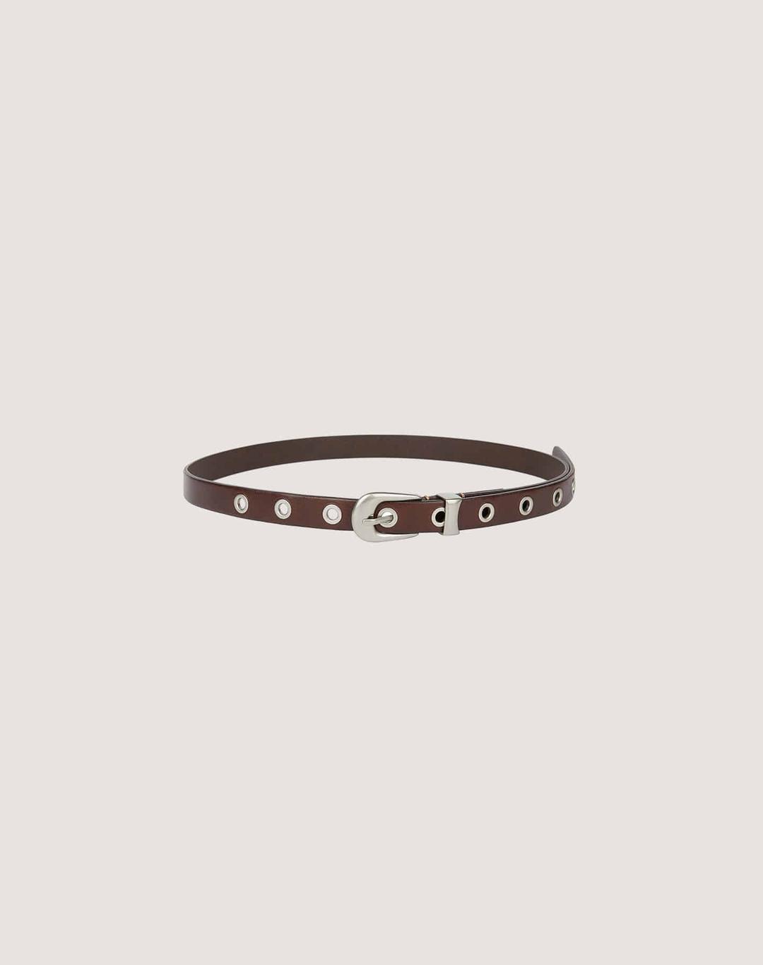 Eyelet Belt (Brown)