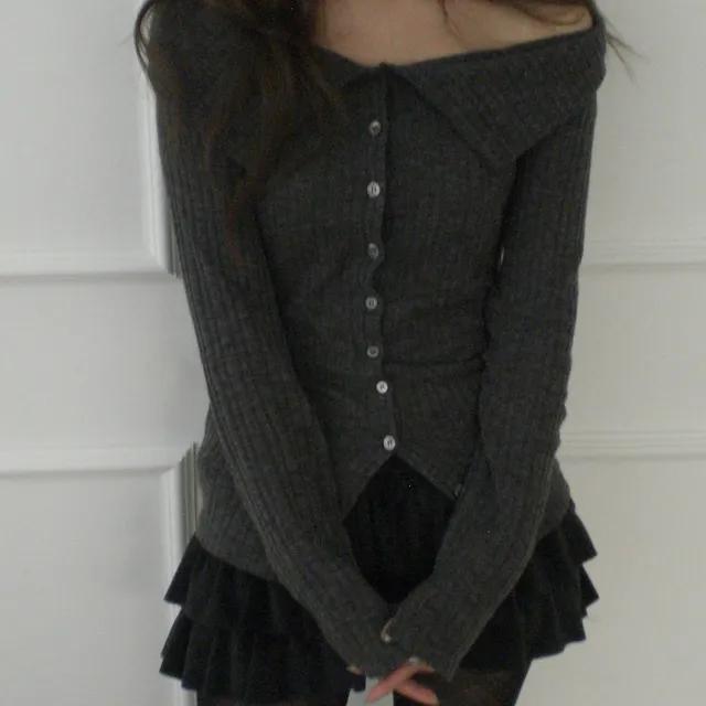 [주문폭주] 오프 터치 가디건 off touch cardigan