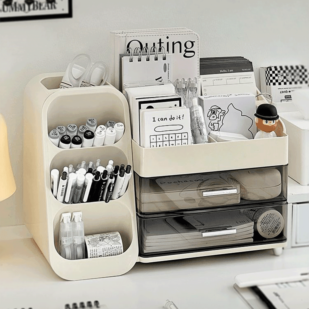 유에프 데스크 오거나이저 2color 다용도 수납함 화장품 정리대 연필꽂이
