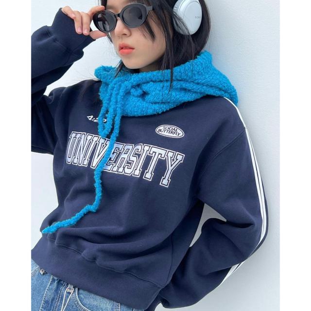【Undermycar】Anti Fxxking Logo Play High Neck Cotton Zip-up 언더마이카 Undermycar Mu.11 Anti Fxxking Logo Play Oversized