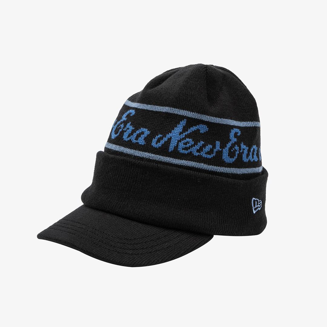 [골프] 바이저 니트캡 블랙