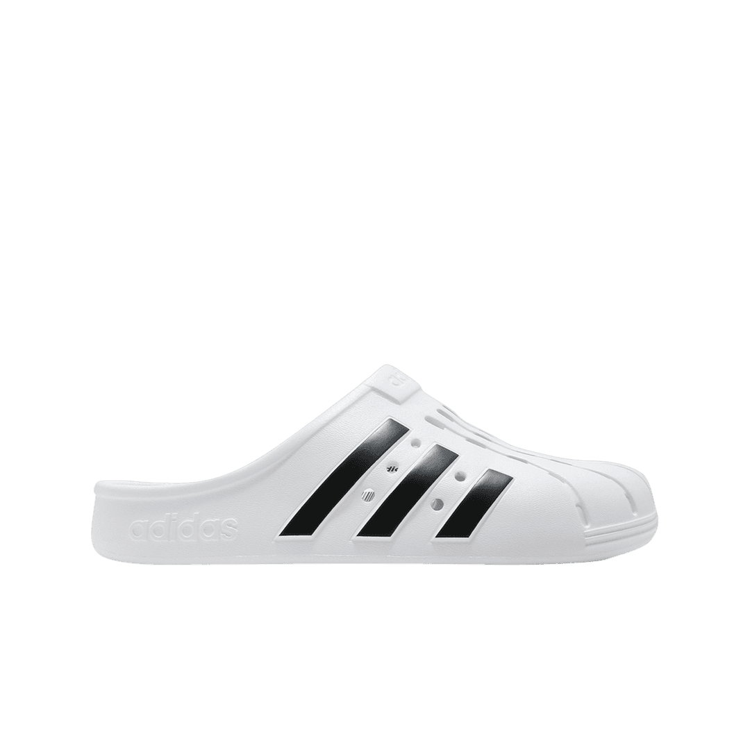 Adidas Adilette Clog White Black