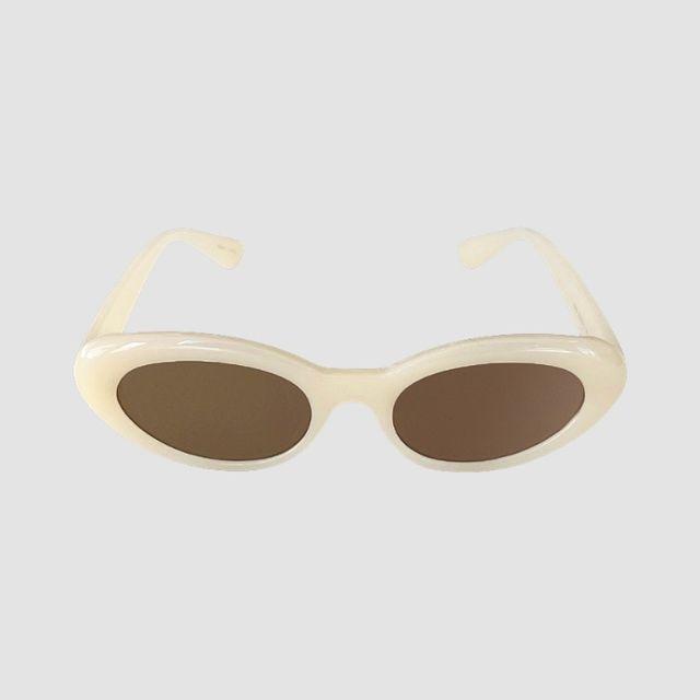 [유니섹스/페스티벌] 유니크 라운드 타원형 슬림 미니 선글라스