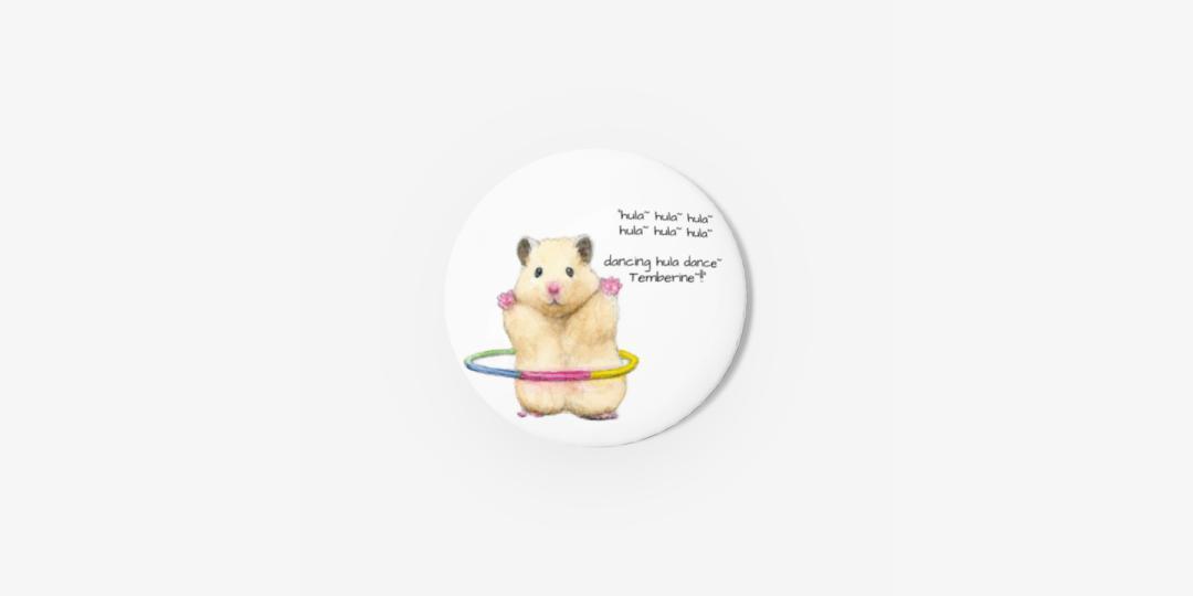 훌라후프 돌리는 햄스터