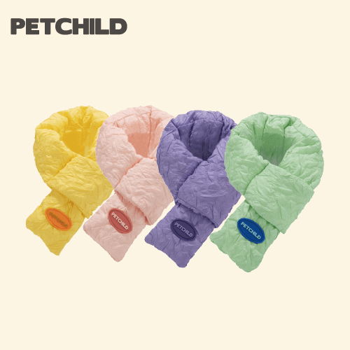 펫차일드 고양이 플로럴 케이프 스카프 목도리 강아지 소형견 머플러