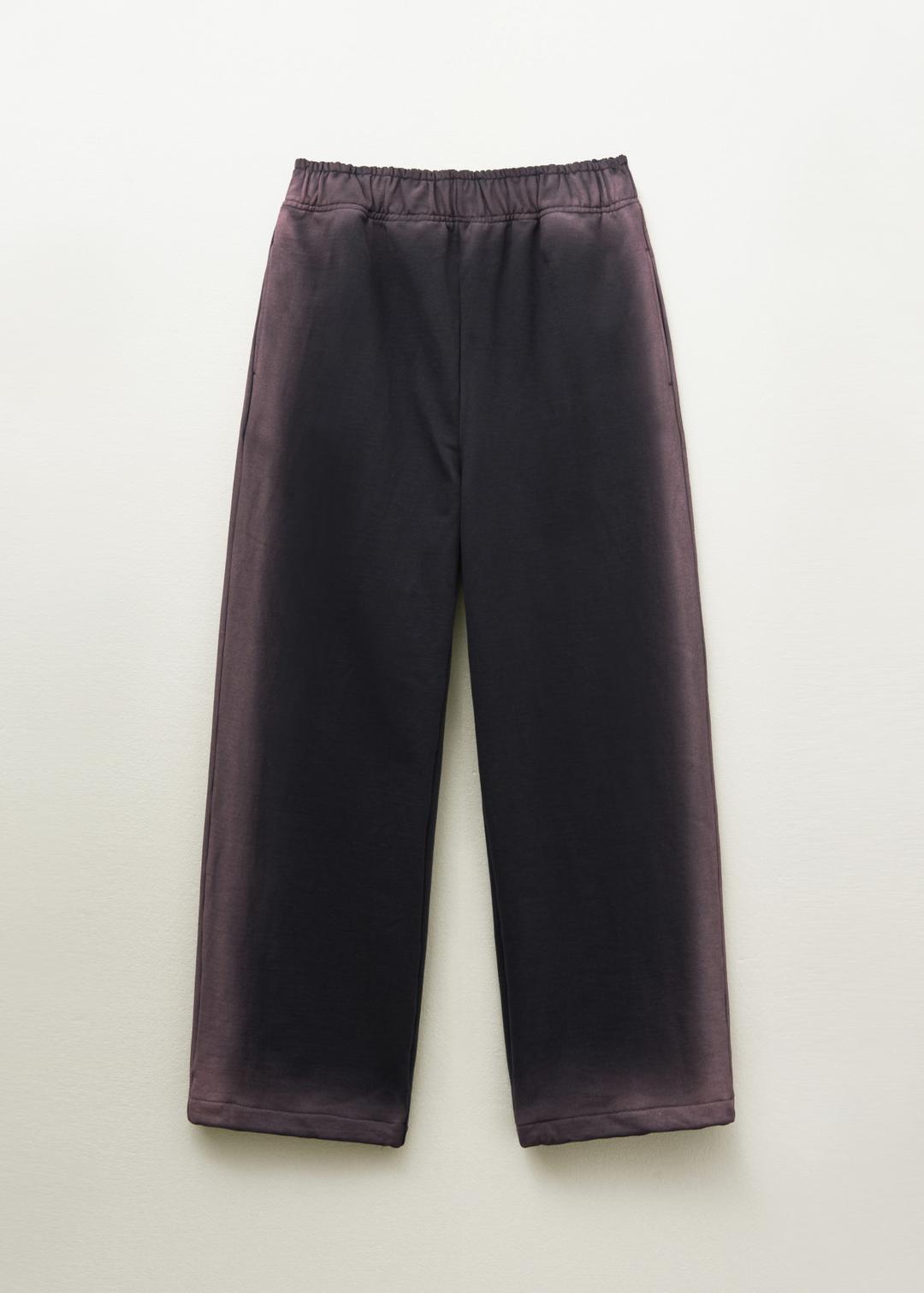 Hand Sprayed Jersey Pants / Charcoal