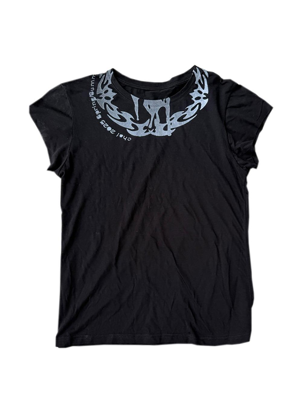 Embroidered Short-Sleeve Tee