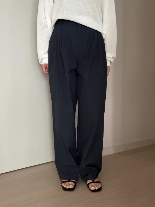 (5일 이상) 다이브 핀턱 와이드 팬츠 3color