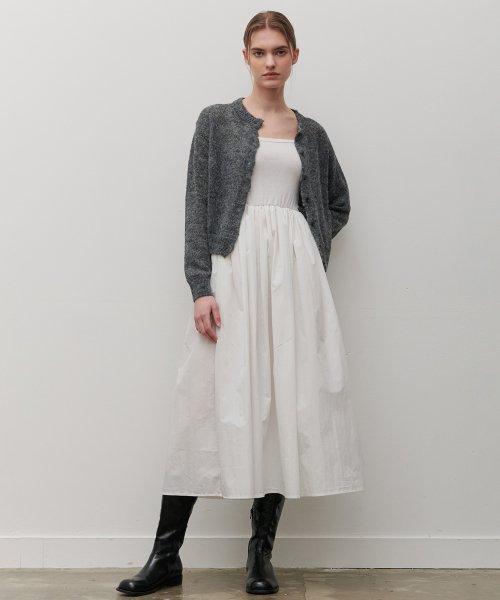 23 SS 나시 레이어드 원피스 (화이트)