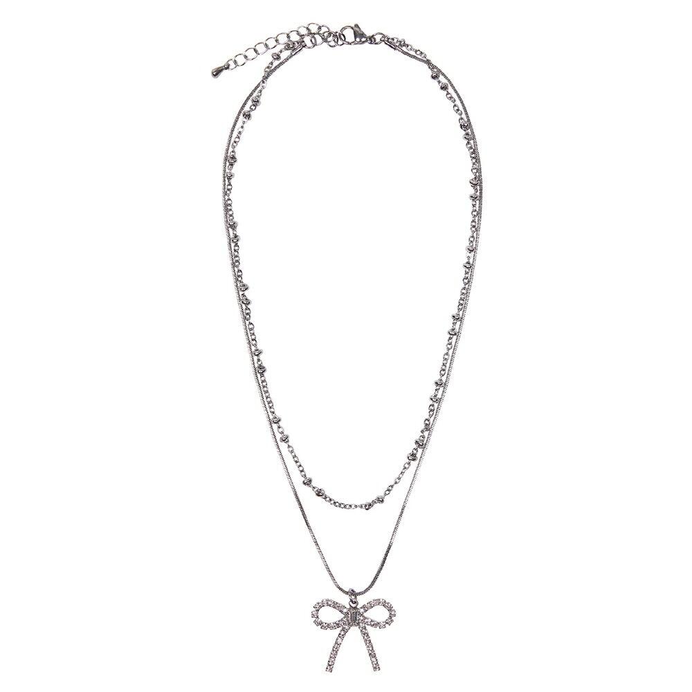 [레드벨벳 아이린 착용] CH RIBBON NECKLACE(SILVER)