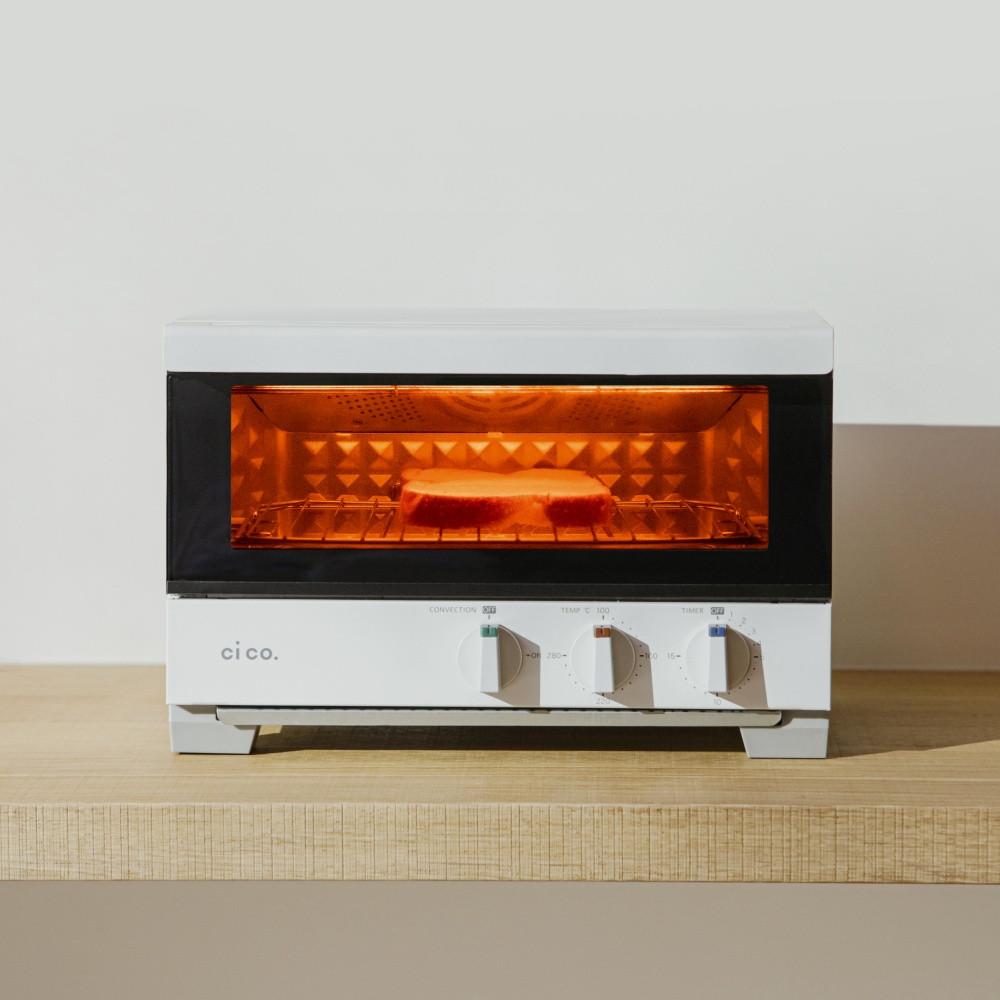 홈베이킹오븐 시코 1분 토스터기 컨벡션 열풍으로 빠르게 조리