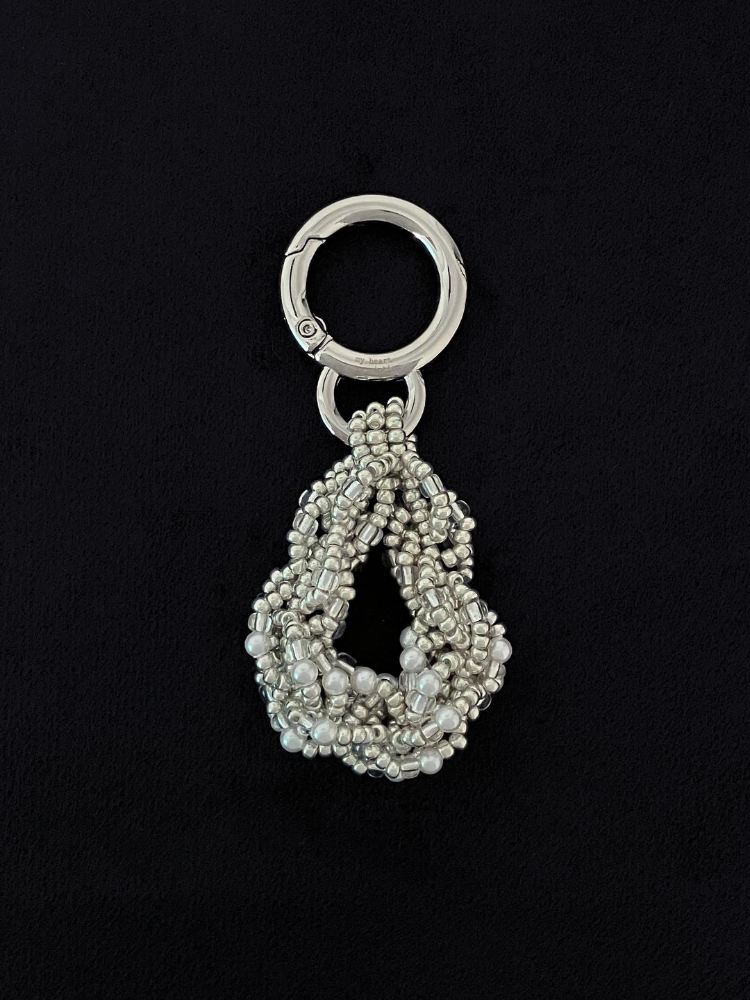 Rope keyring - Lace Silver(9월1일 오전11시 재입고/9월21일 - 10월4일 순차배송)