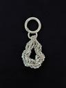 Rope keyring - Lace Silver(9월1일 오전11시 재입고/9월21일 - 10월4일 순차배송)