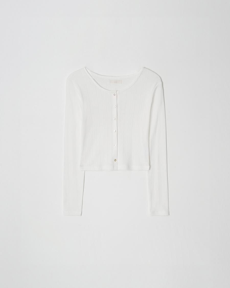 [2ND]Eyelet cardigan set(2color)
