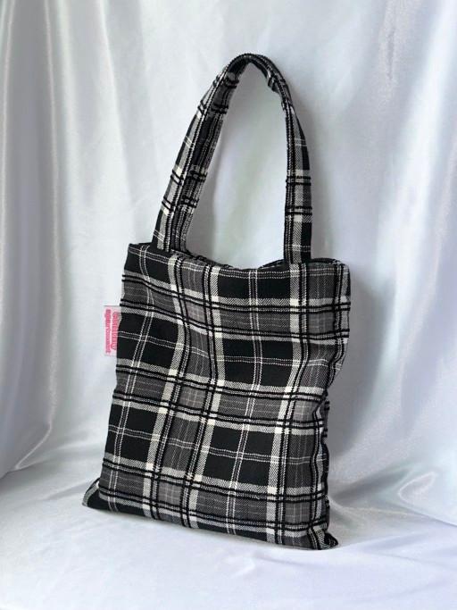 [HANDMADE] 멀티체크 토트 미니백_mix