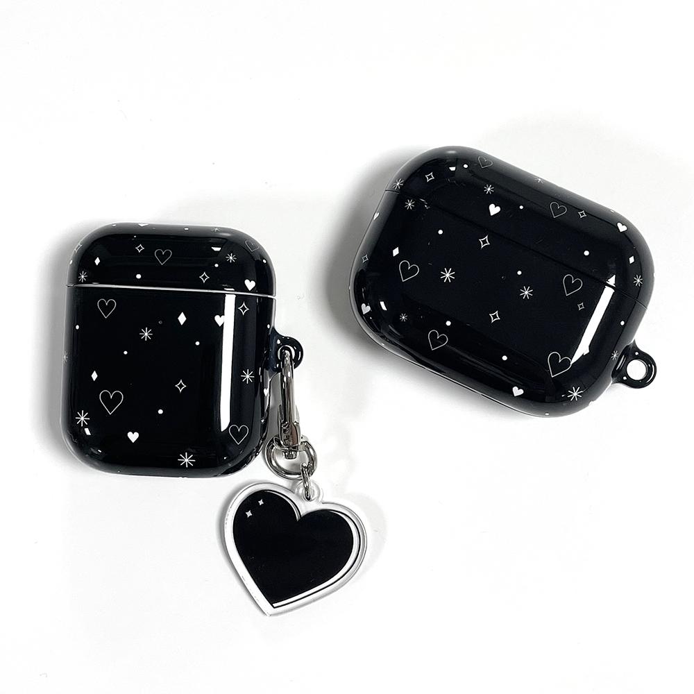하트 글리터 에어팟 케이스