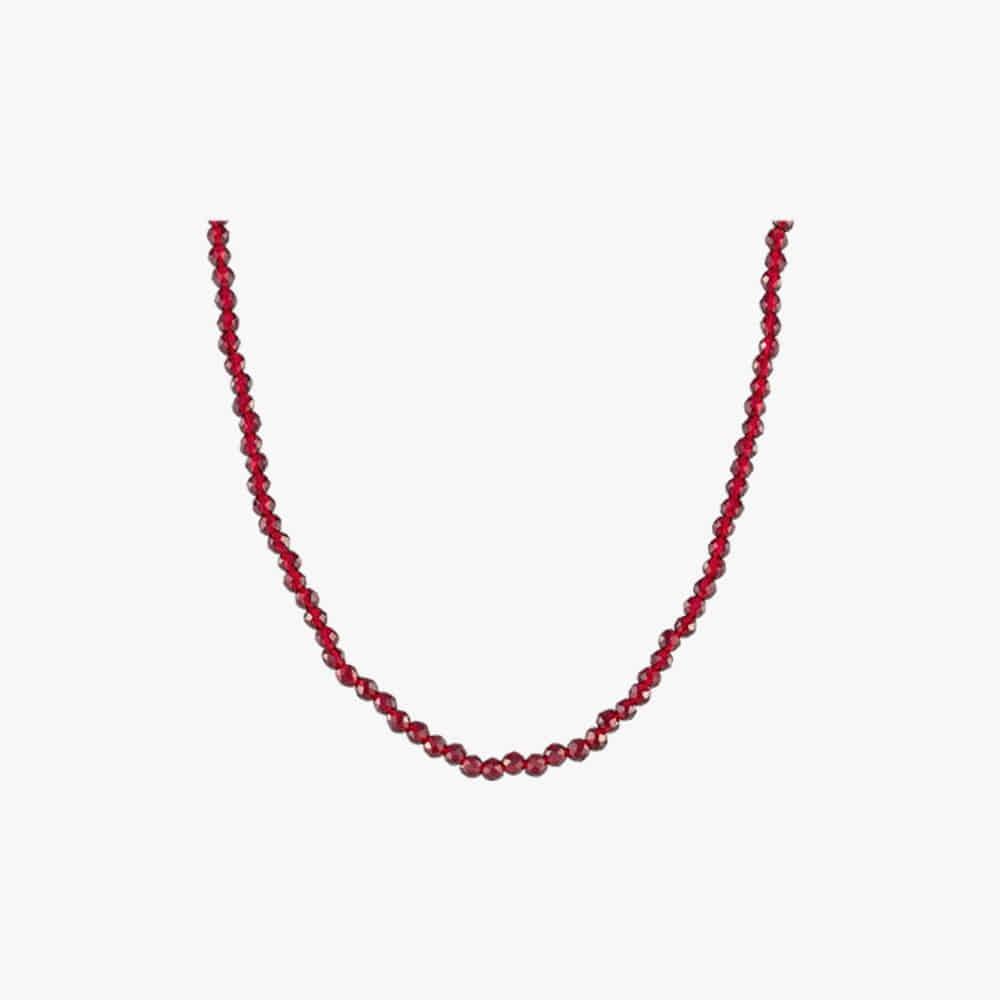 Silver925 슬림 비즈 목걸이