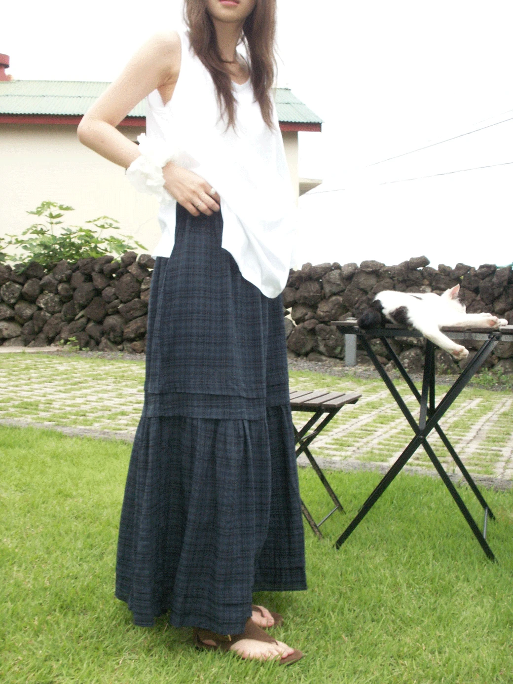 DR. Whisper Maxi Long Skirt