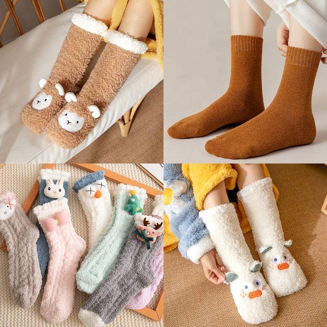 [수면양말/28종] 따뜻하고 귀여운 캐릭터 뽀글이 겨울 수면양말 모음전