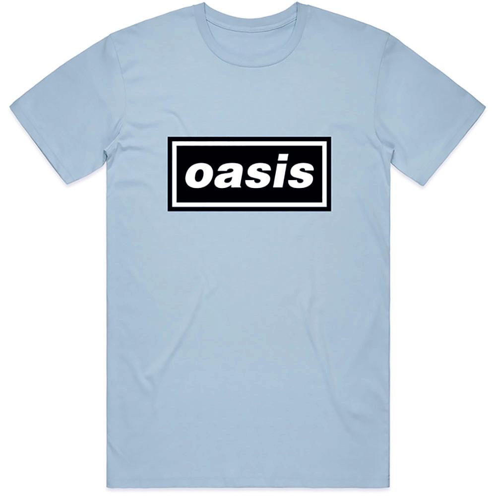 [M,XL,2XL 국내배송] 공식 OASIS 오아시스 Decca Logo 반팔 티셔츠 (라이트 블루)
