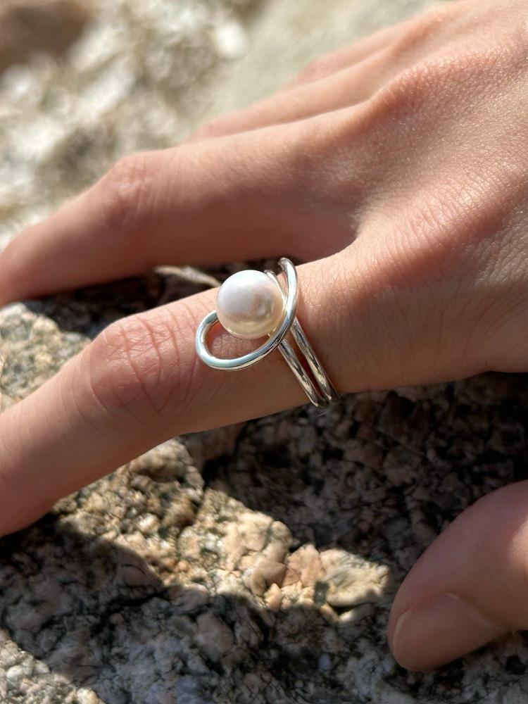 Fresh water pearl ring 담수진주 반지 (실버925)