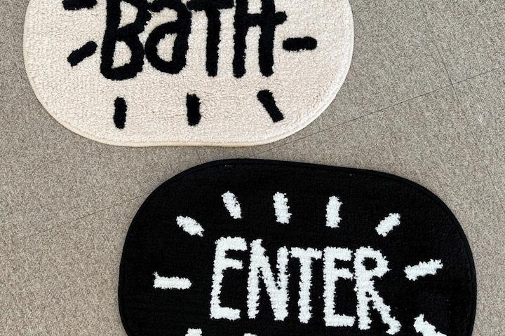 배스 엔터 발매트 러그 2종