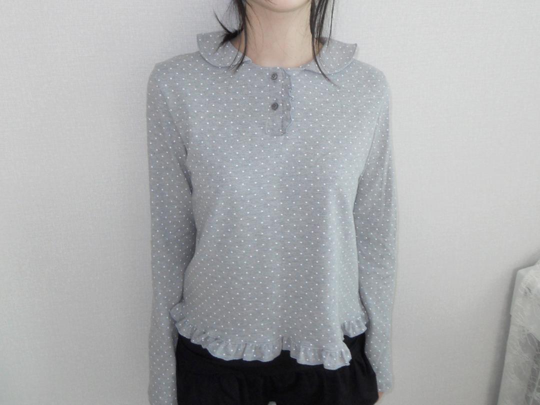 dot frill tee
