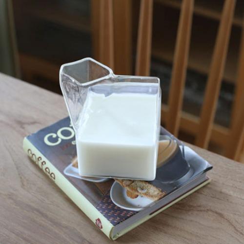 (이영자 우유곽컵) 우유곽 글라스 유리컵 밀크 컵