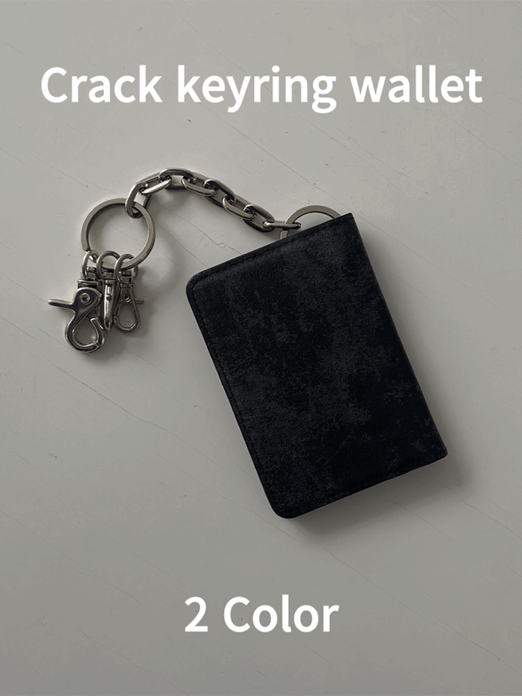 [4차 재입고]Crack Keyring Wallet (2C)