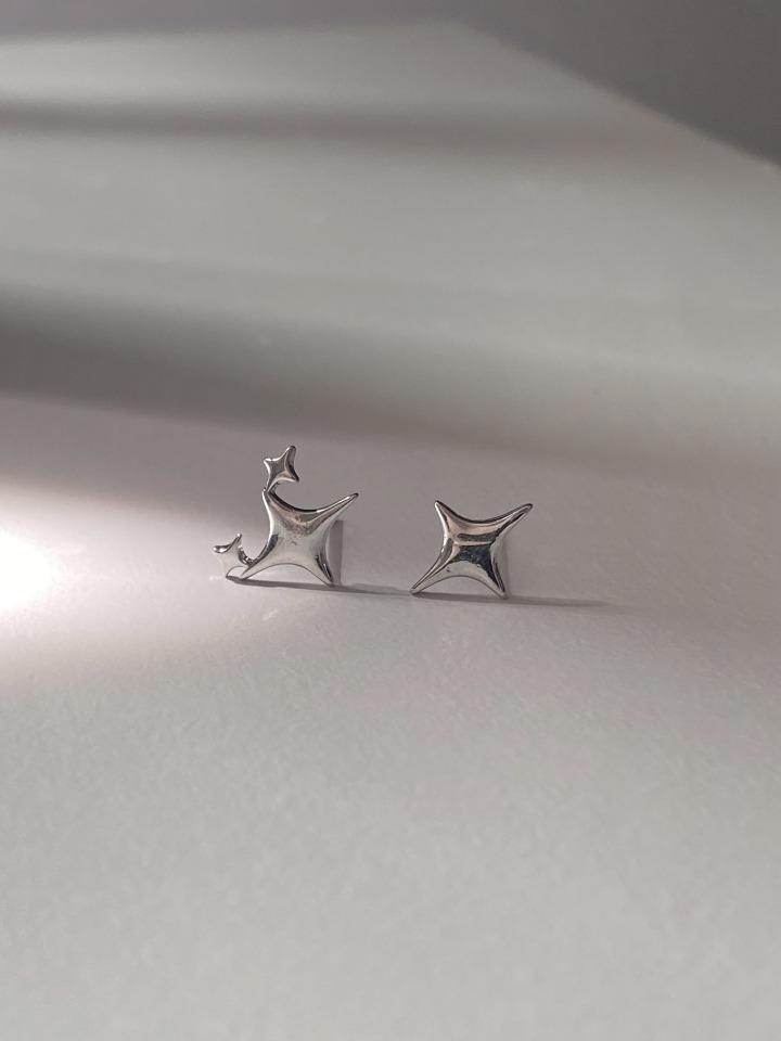 unbalance twinkle earring