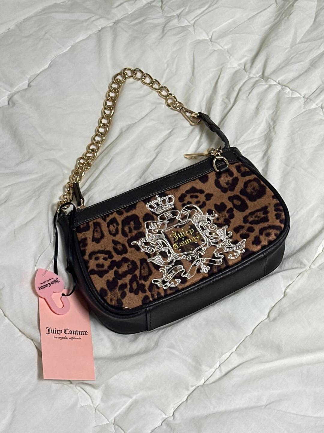 새상품) 쥬시꾸뛰르 레오파드 체인숄더백 핸드백 | 후루츠패밀리