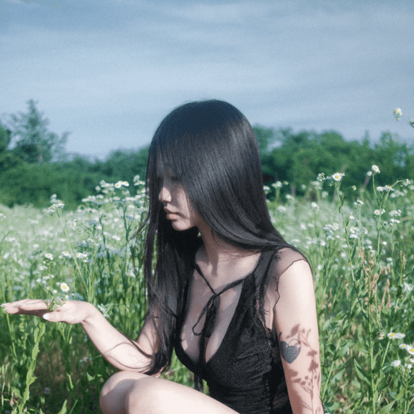 [ 4th ] Liora lace top (bl)