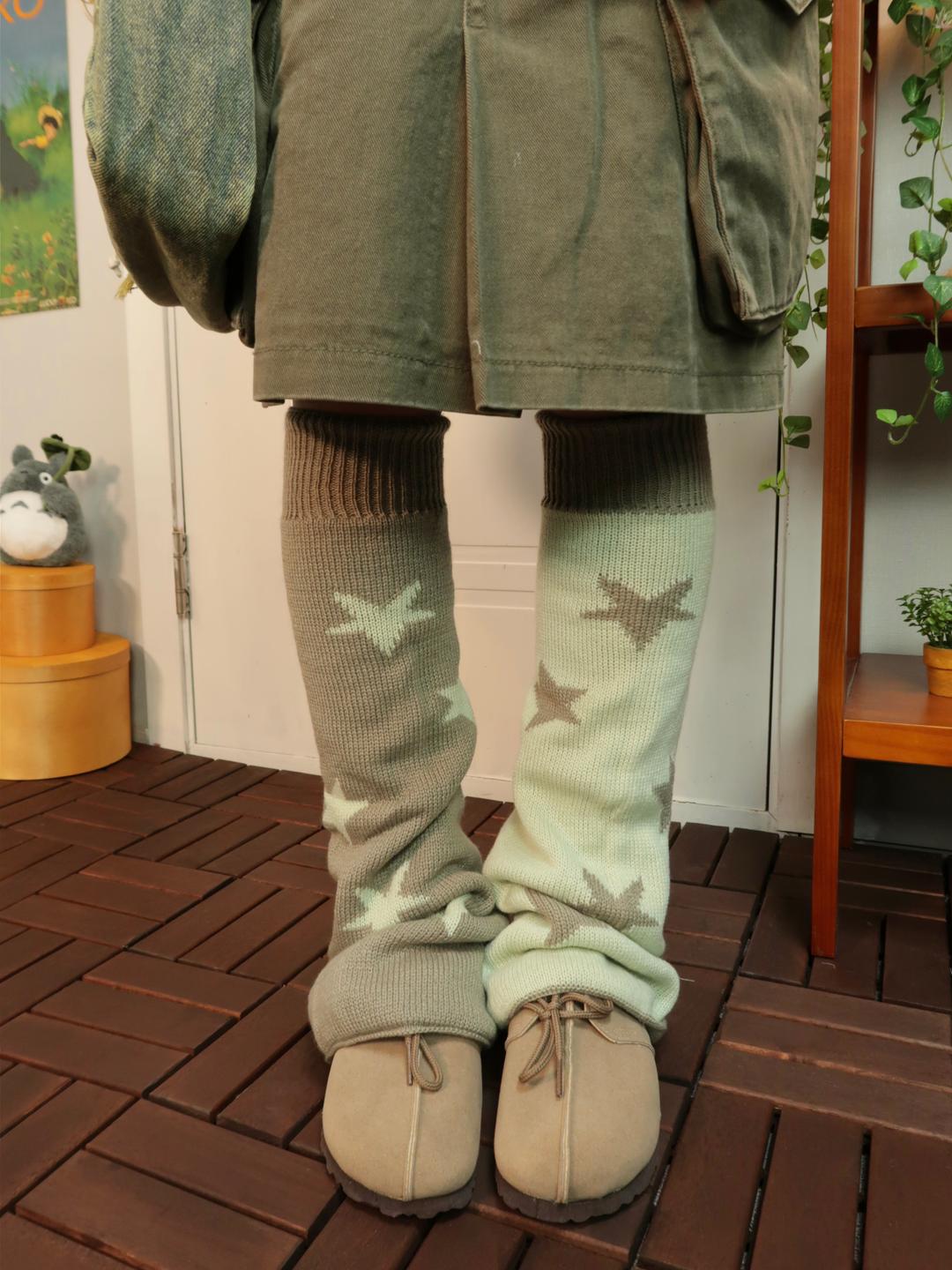 Star leg warmer ( 2 color )