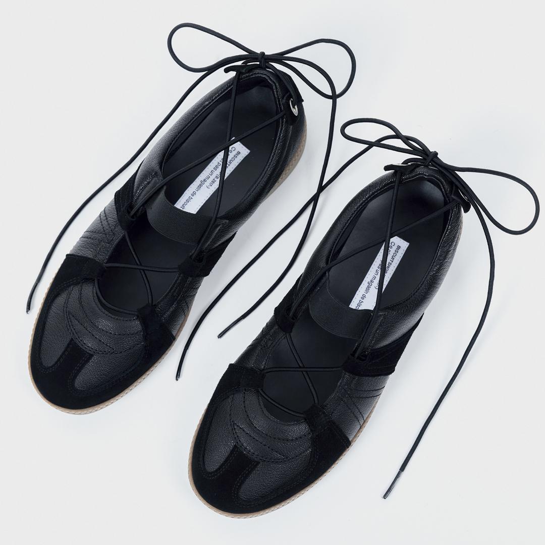 Classic German Army Ballet Shoes (Black)