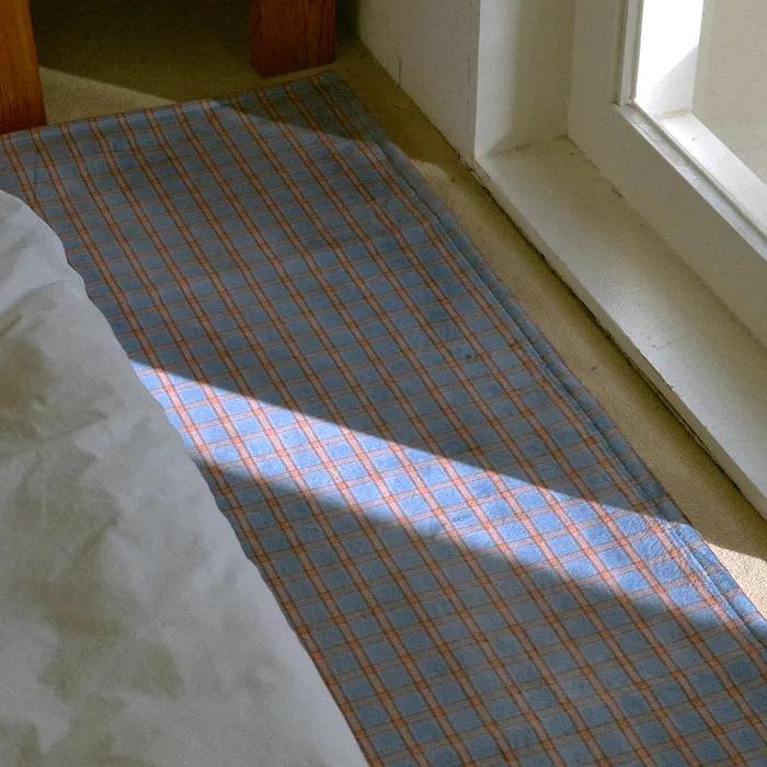 cinnamon blue siderug 침실러그 주방매트