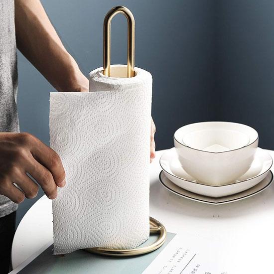 아파트32 골드 철제 스탠드 키친타올 걸이/ 인테리어 휴지홀더