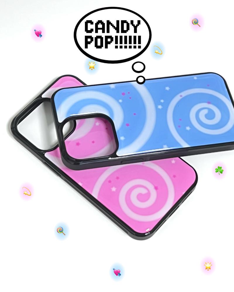 (Epoxy Bumper) Candy Pop Phone Case